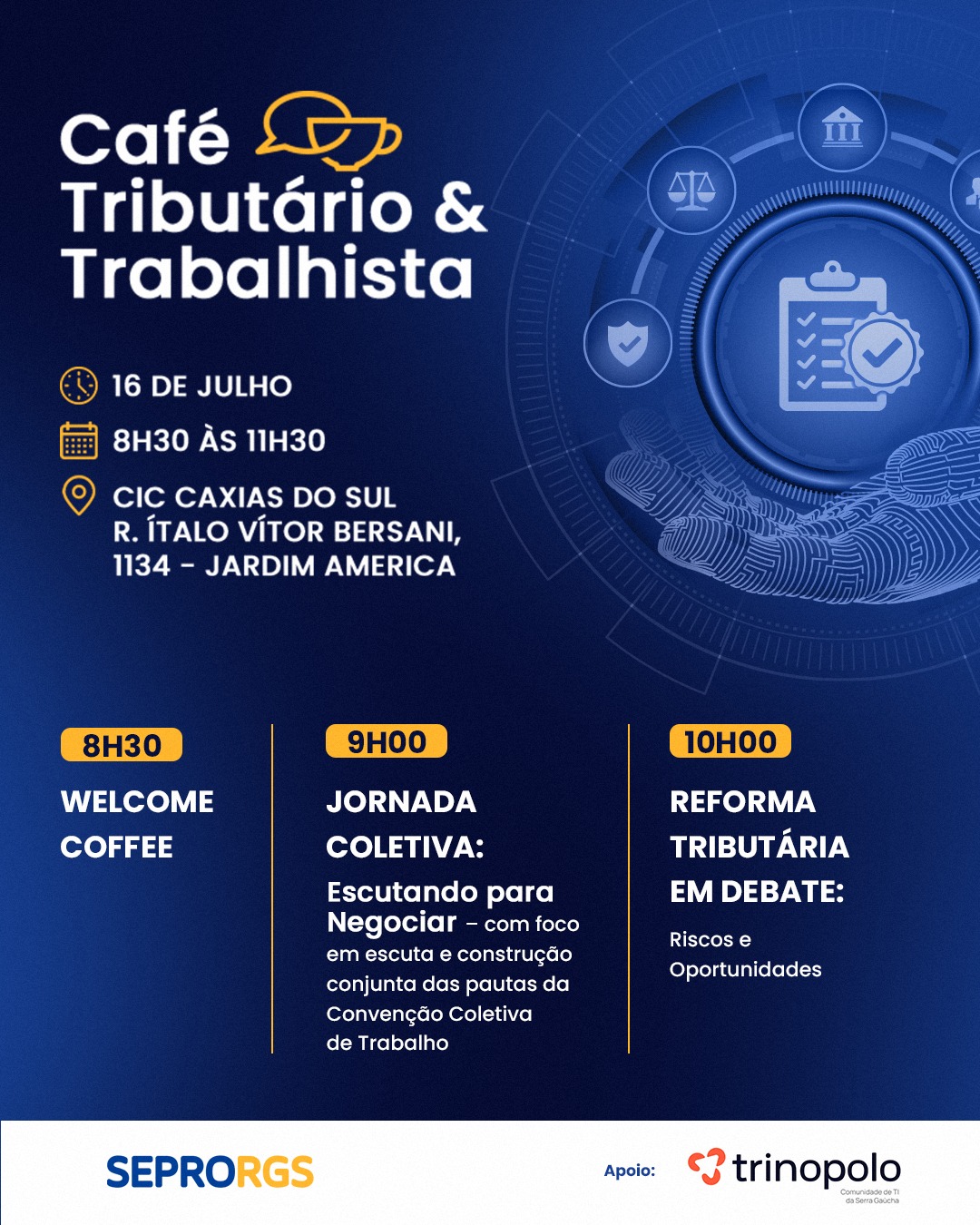 Café Tributário & Trabalhista - 