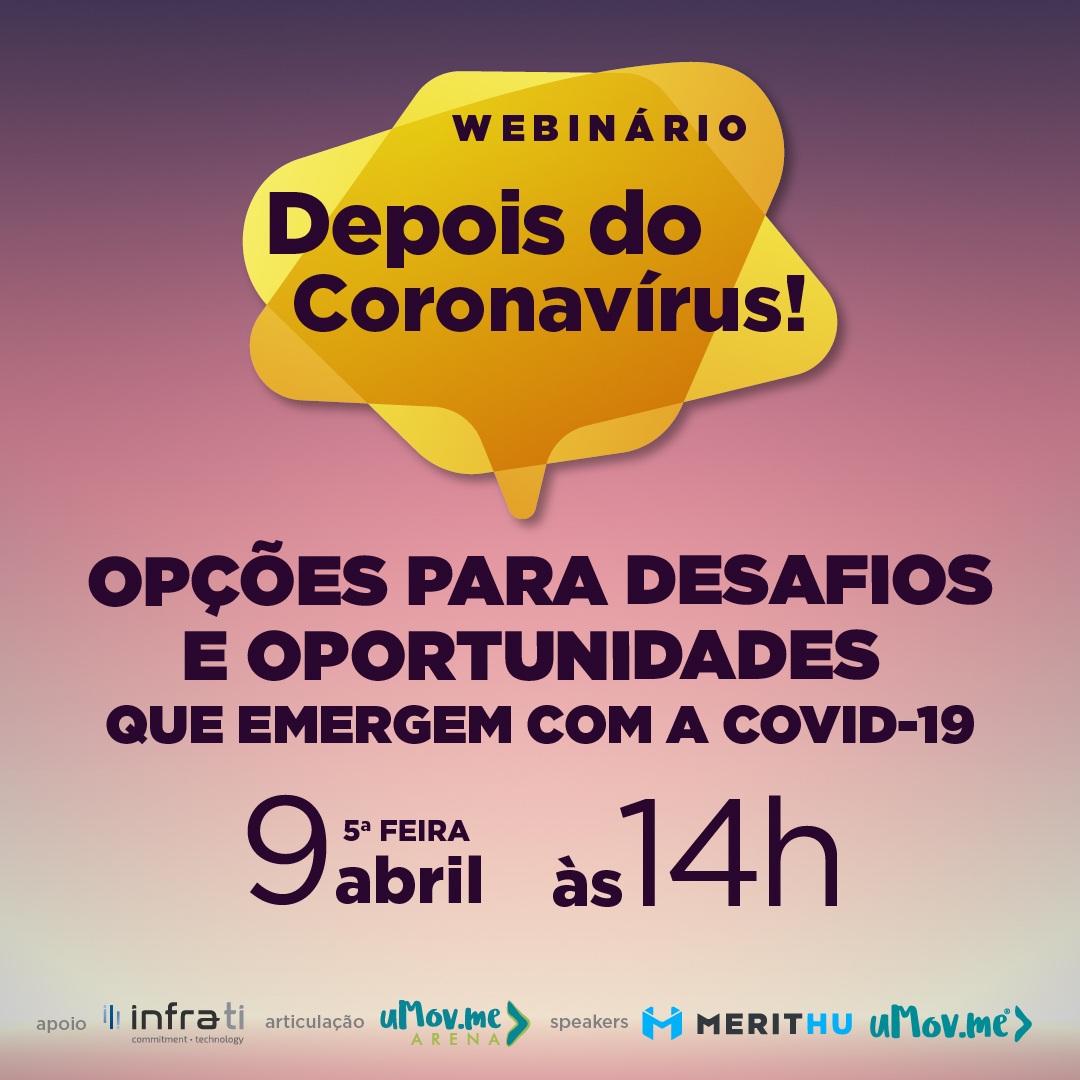 uMov.me e Merithu debatem em webinário  sobre desafios e oportunidades depois do Coronavírus - 