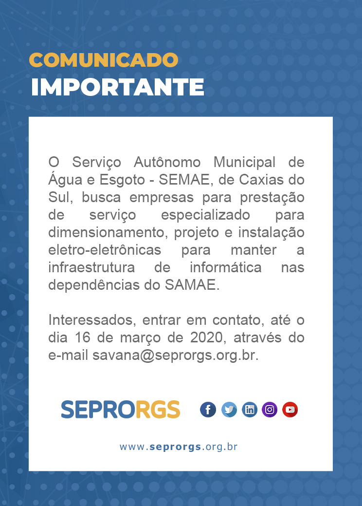 Comunicado Importante (21) - 