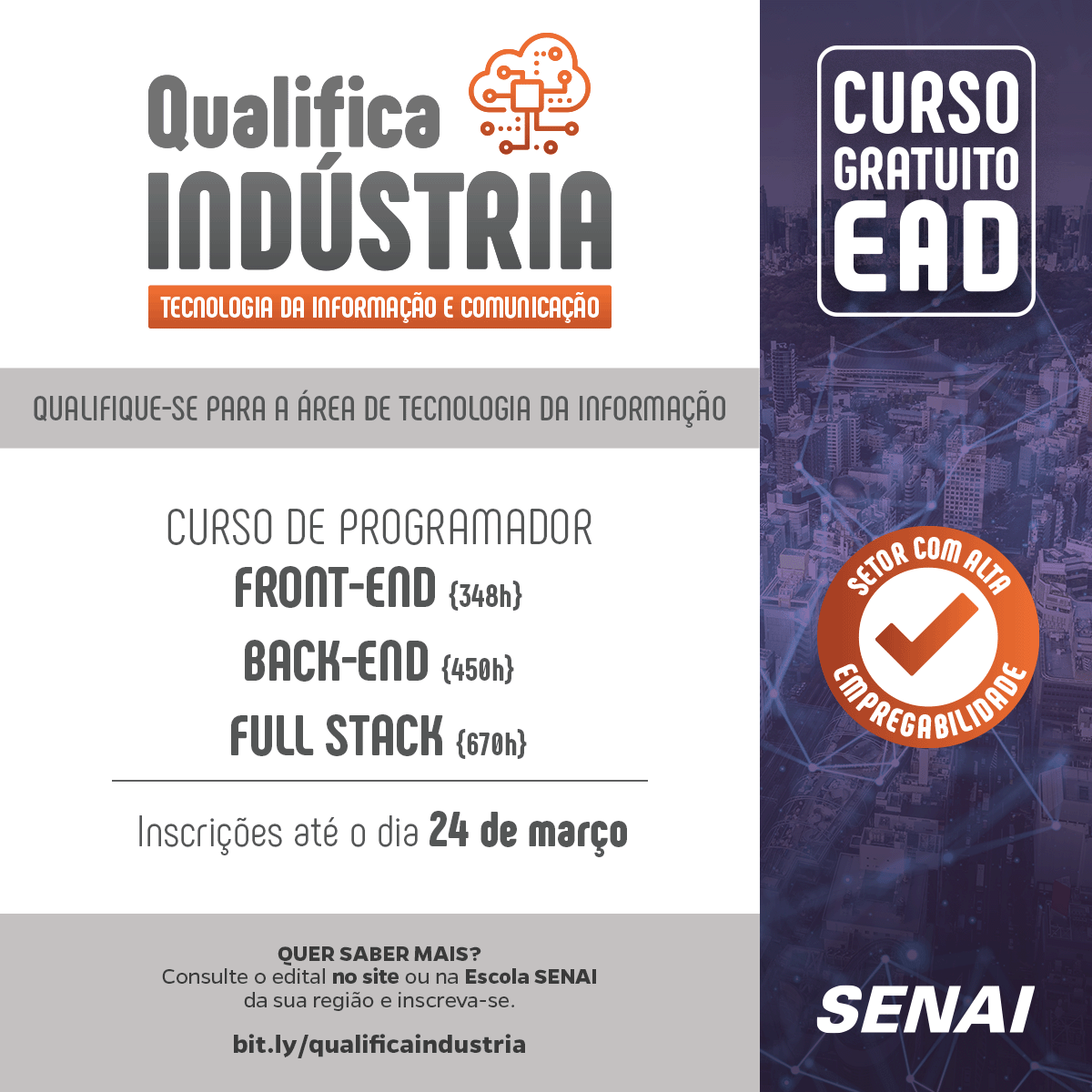 Qualifica Indústria - curso EAD - 