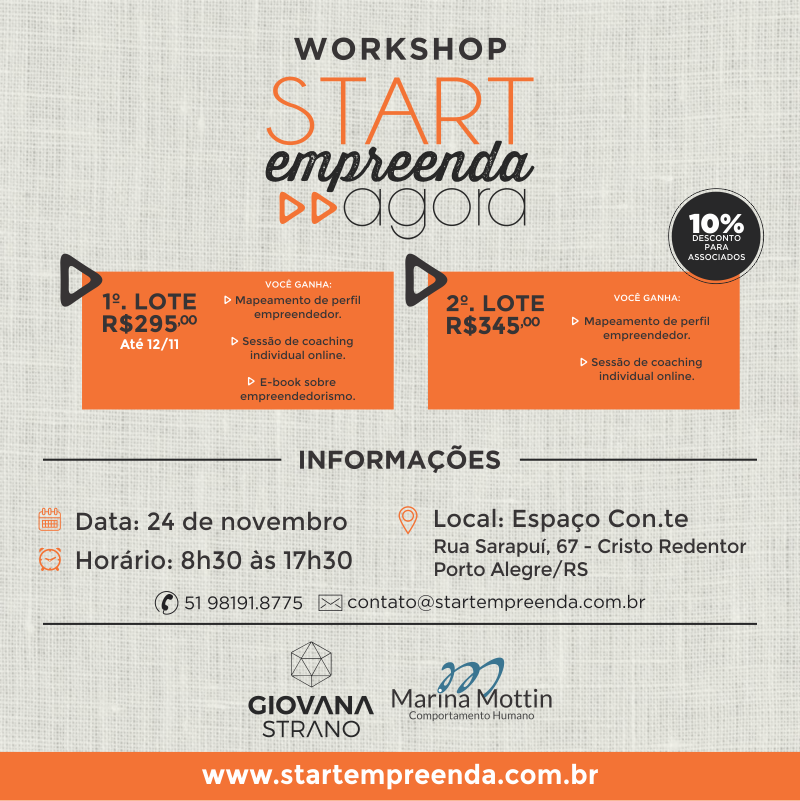 Workshop START! Empreenda Agora - 