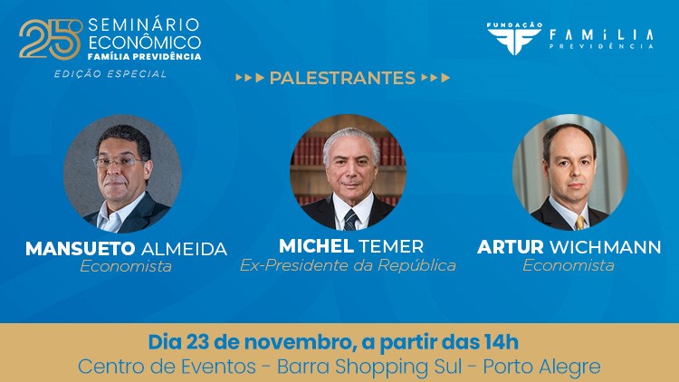 Seminário Econômico Família Previdência debate cenários para 2024. - 