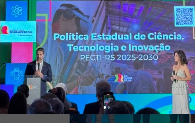 SEPRORGS participa da solenidade do anúncio da Política Estadual de Ciência, Tecnologia e Inovação (Pecti-RS) 2025-2030 - 