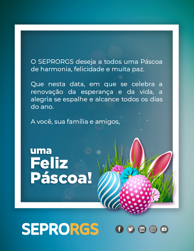 SEPRORGS deseja Feliz Páscoa! (4) - 