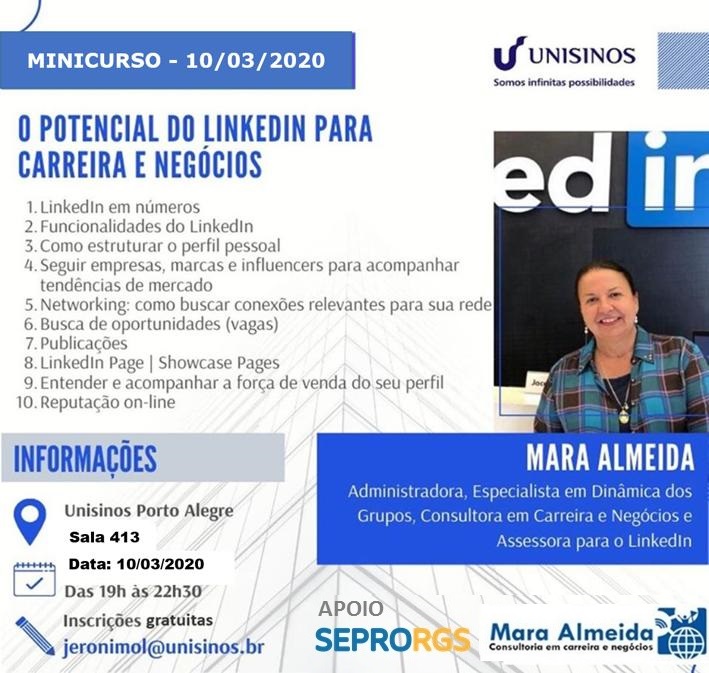 NOVA TURMA EM MARÇO DO MINICURSO LINKEDIN PARA CARREIRAS E NEGÓCIOS (1) - 