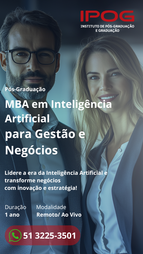 Pós-MBA em Inteligência Artificial para Gestão e Negócios do IPOG - 
