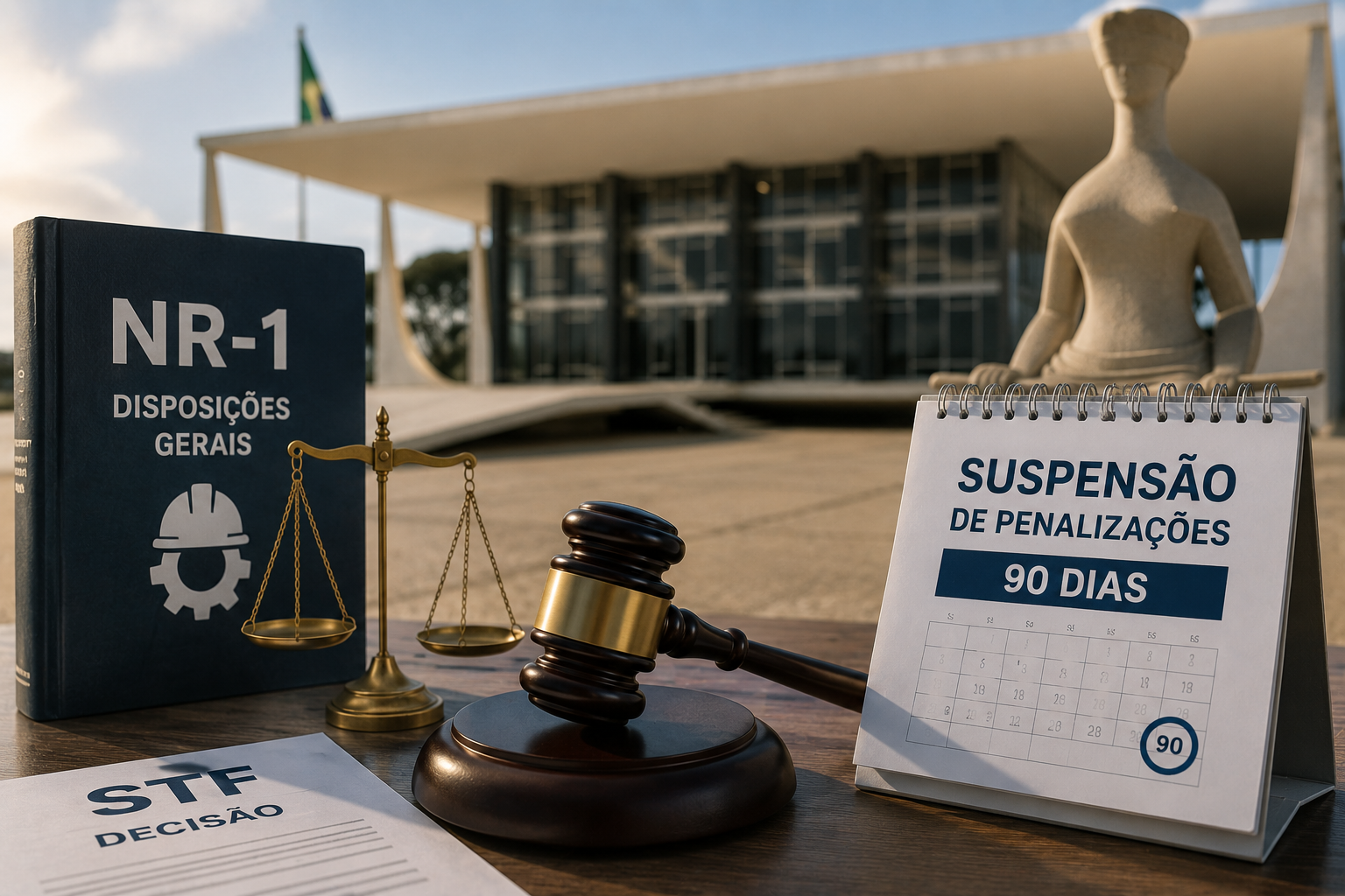 STF decide suspender por 90 dias penalização a empresas que descumprirem NR-1 - 