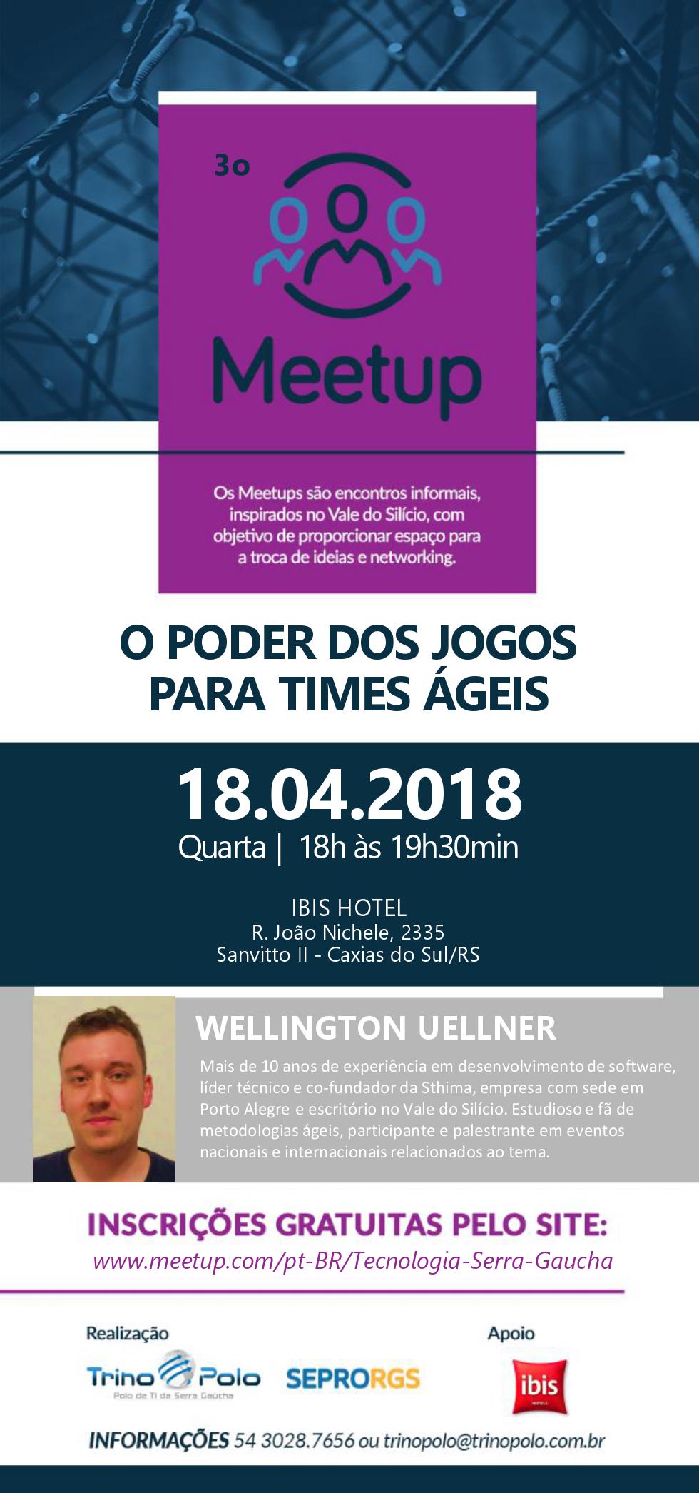 Participe do 3º Meetup 
