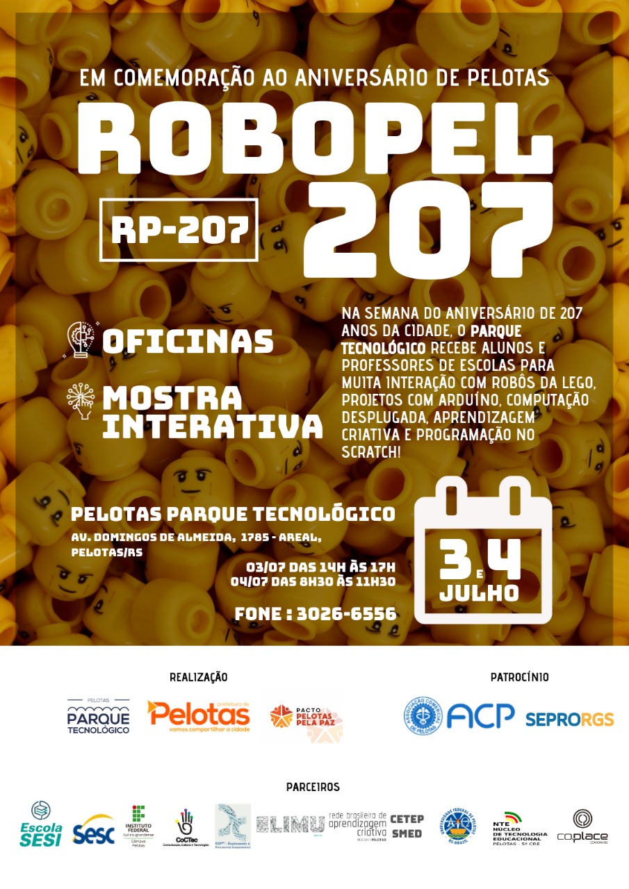SEPRORGS patrocina Robopel 207, em Pelotas-RS - 