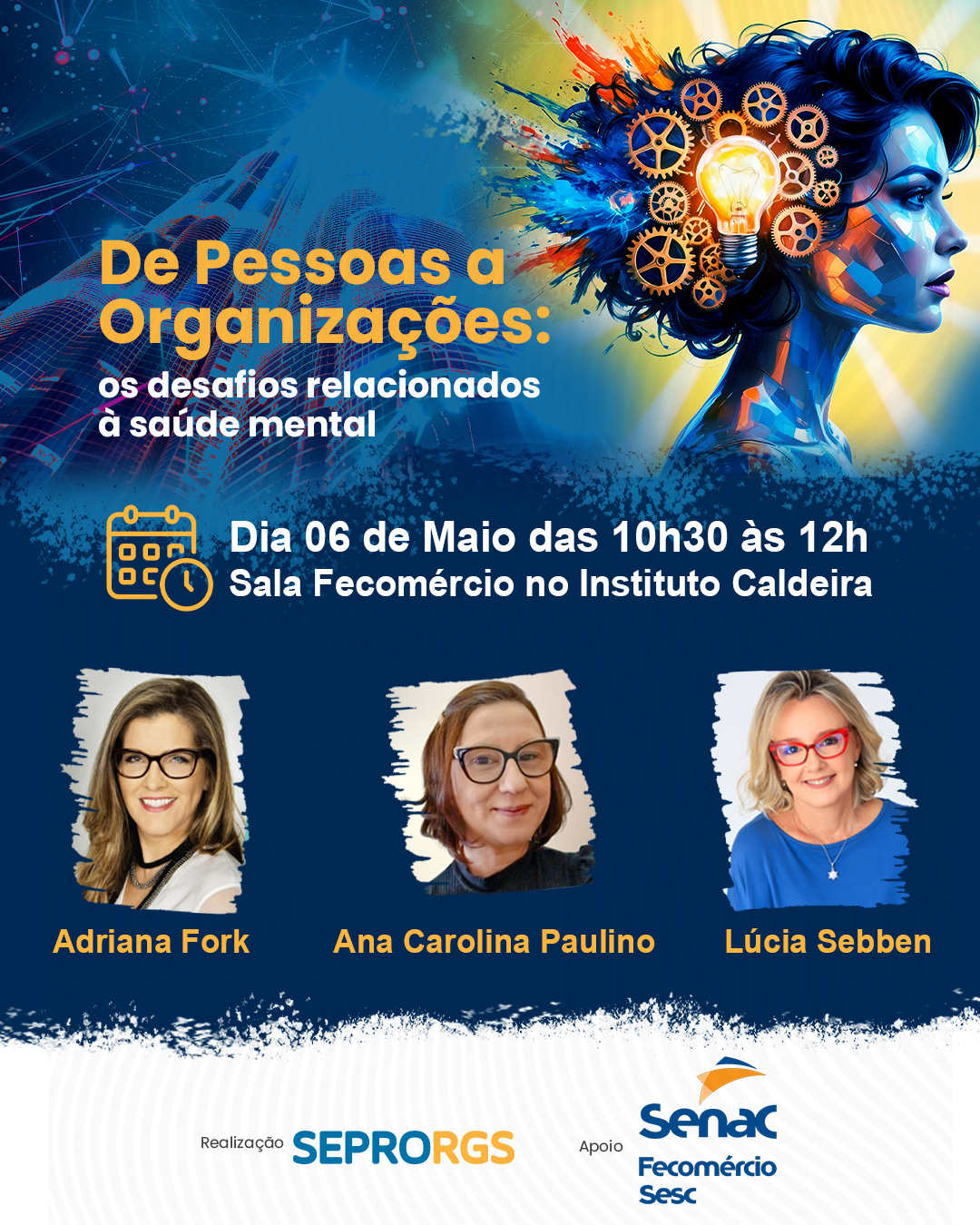SEPRORGS promove palestra sobre saúde mental nas organizações  - 