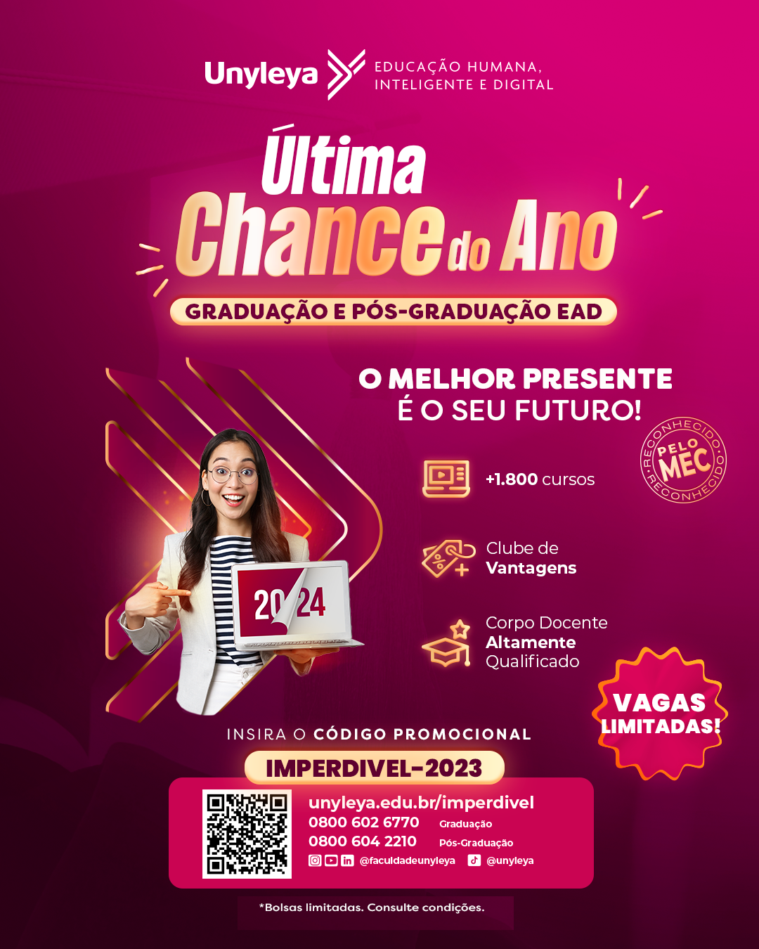 Última chance do ano na Unyleya! - 