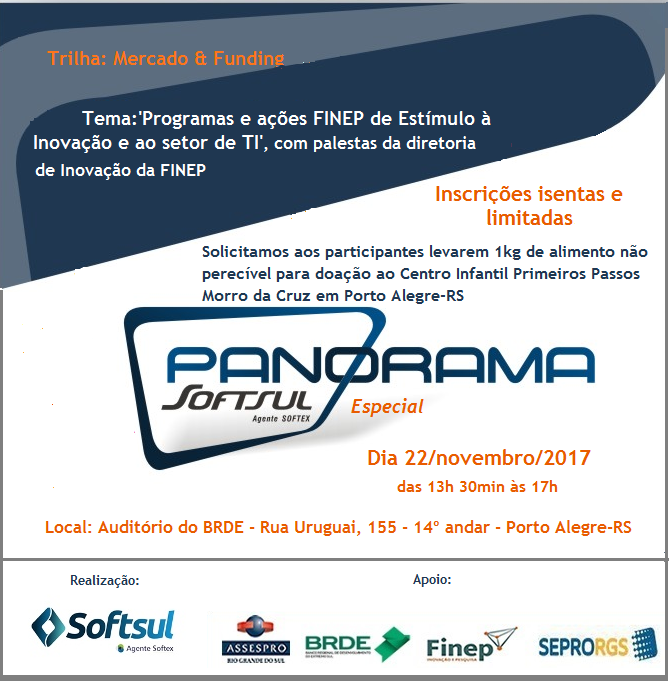 SEPRORGS apoia Panorama Especial Softsul - 