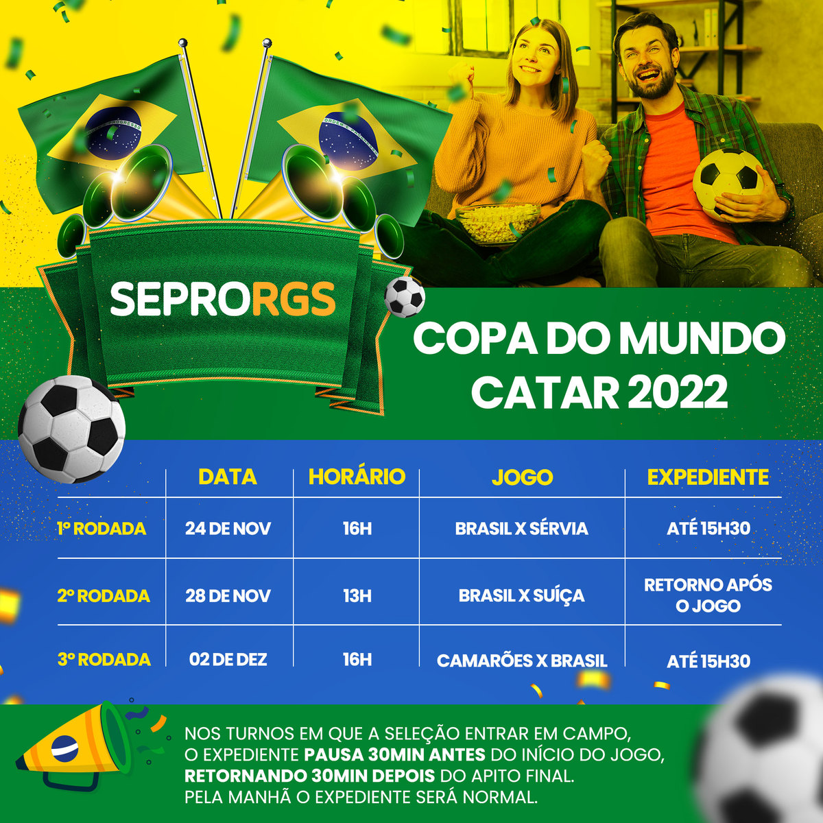 Expediente SEPRORGS Copa do Mundo 2022 - 