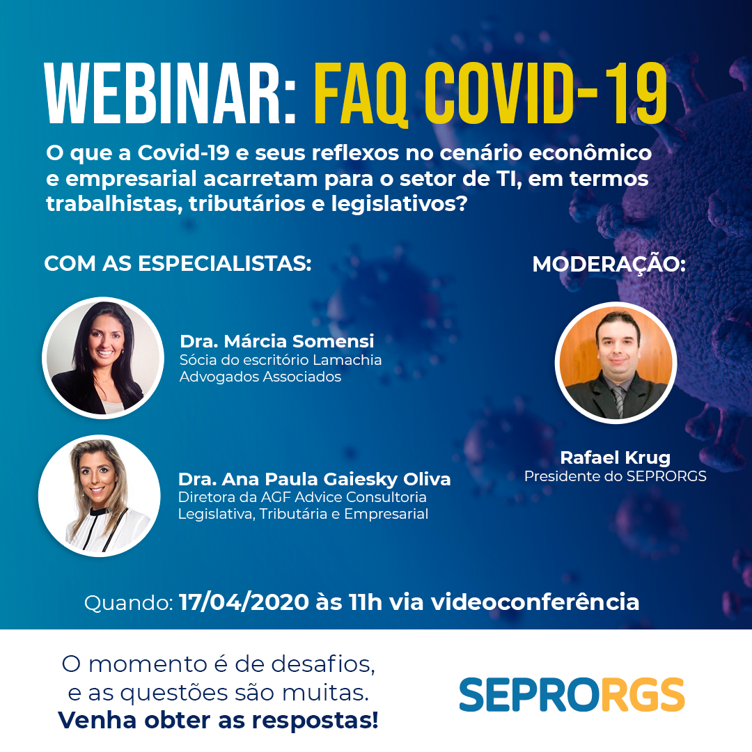 O que a Covid-19 acarreta para o setor de TI em termos trabalhistas, tributários e legislativos? - 