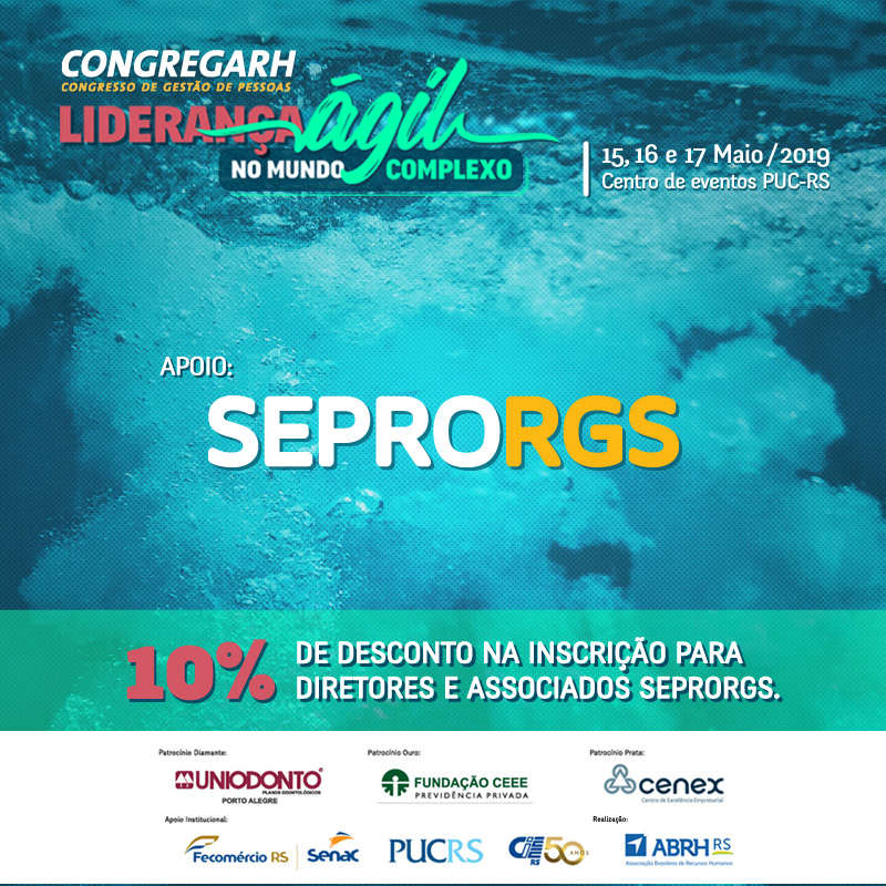 Participe do CONGREGARH 2019 - 