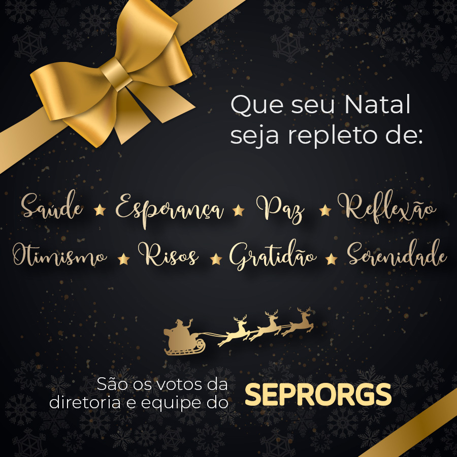 SEPRORGS deseja Feliz Natal ! - 