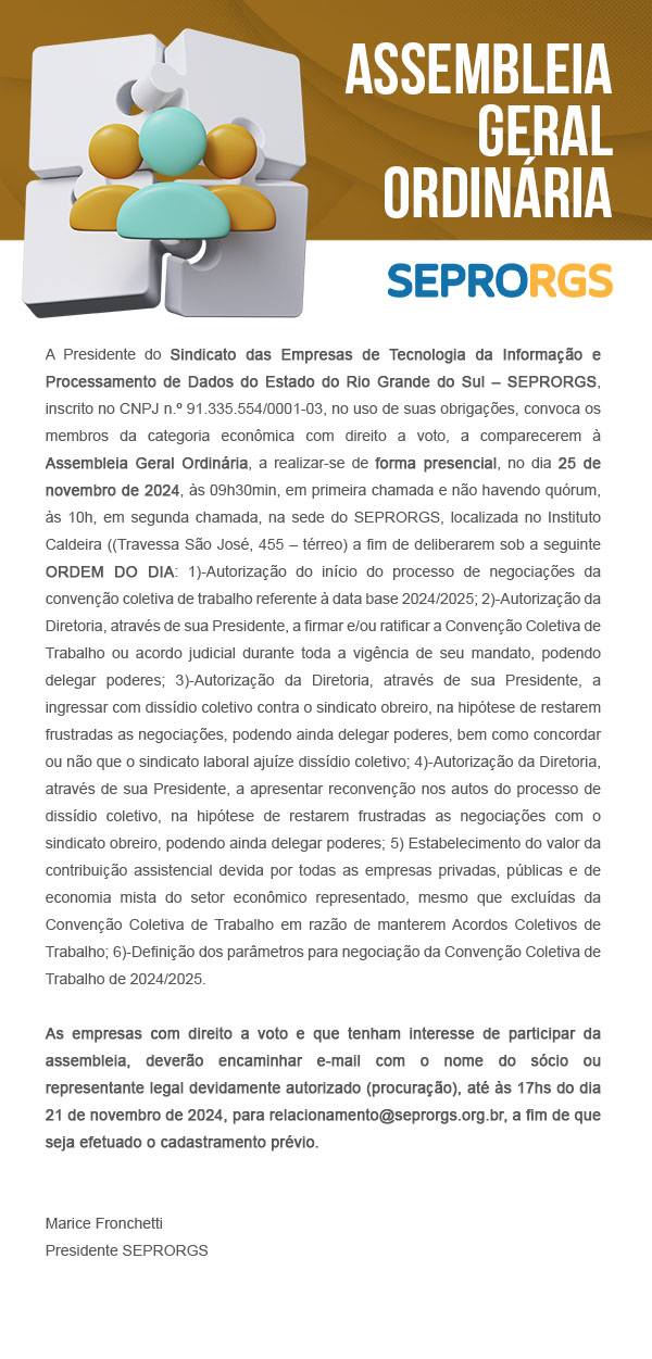 Assembleia Geral Ordinária - 