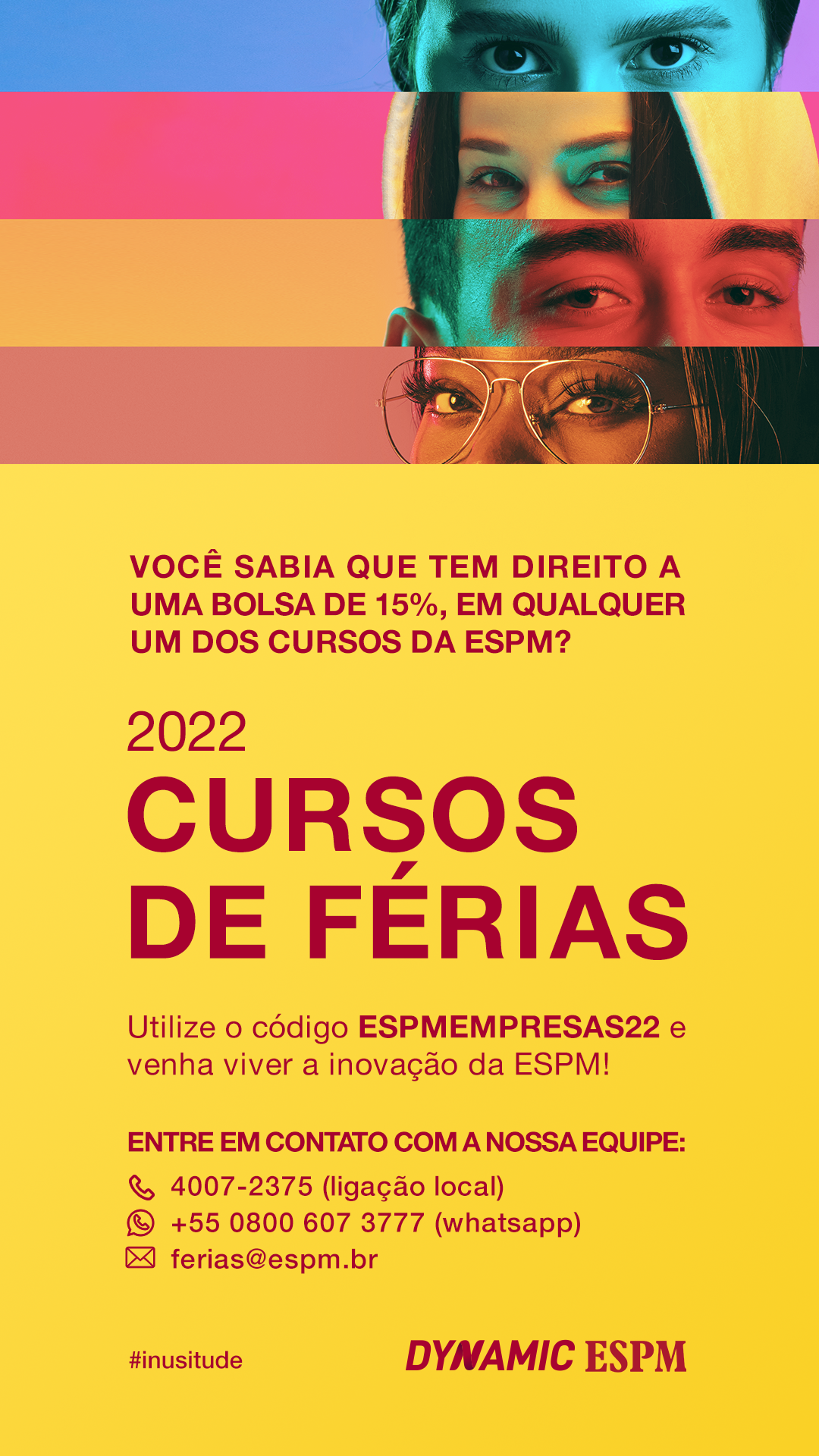 Cursos de Férias ESPM 2022/1 - 