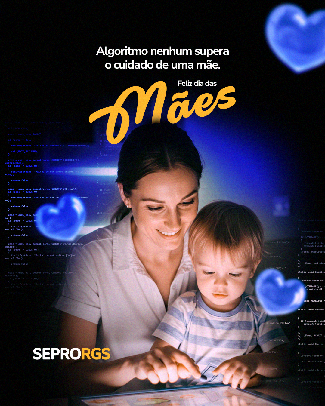SEPRORGS deseja Feliz Dia das Mães - 11/05/2025 - 