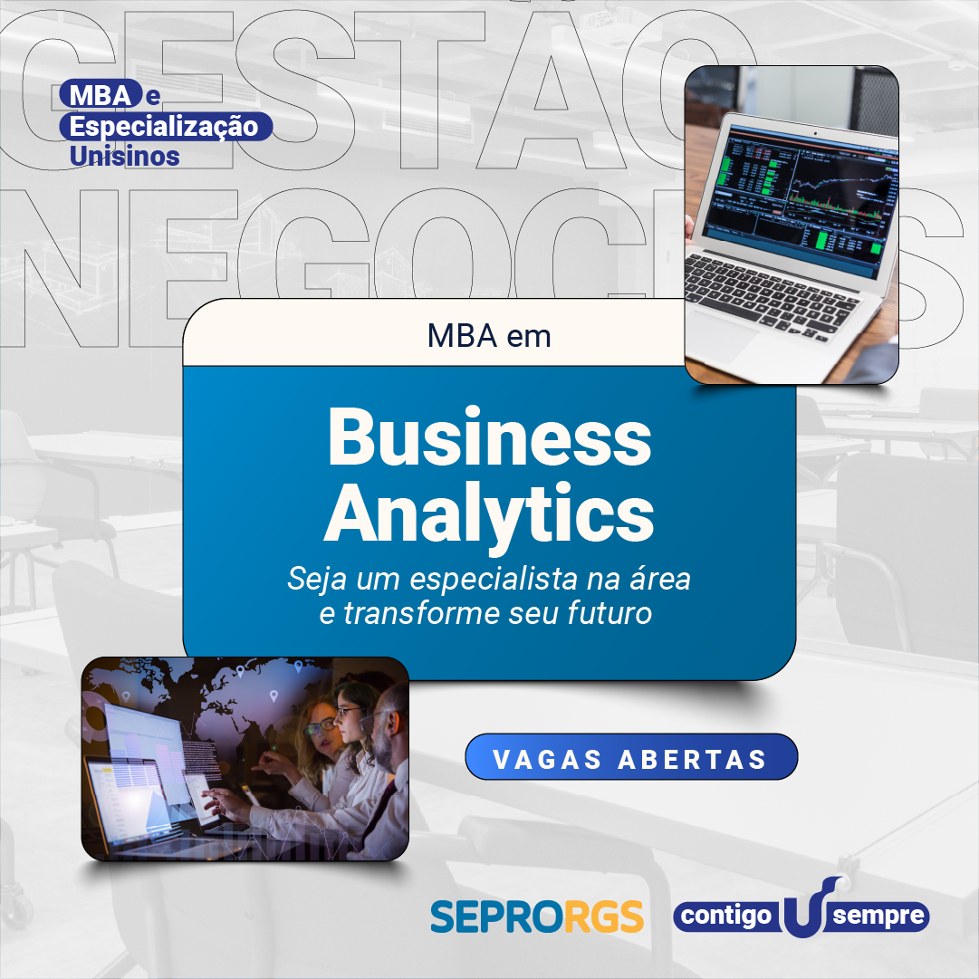 MBA em Business Analytics Unisinos - 
