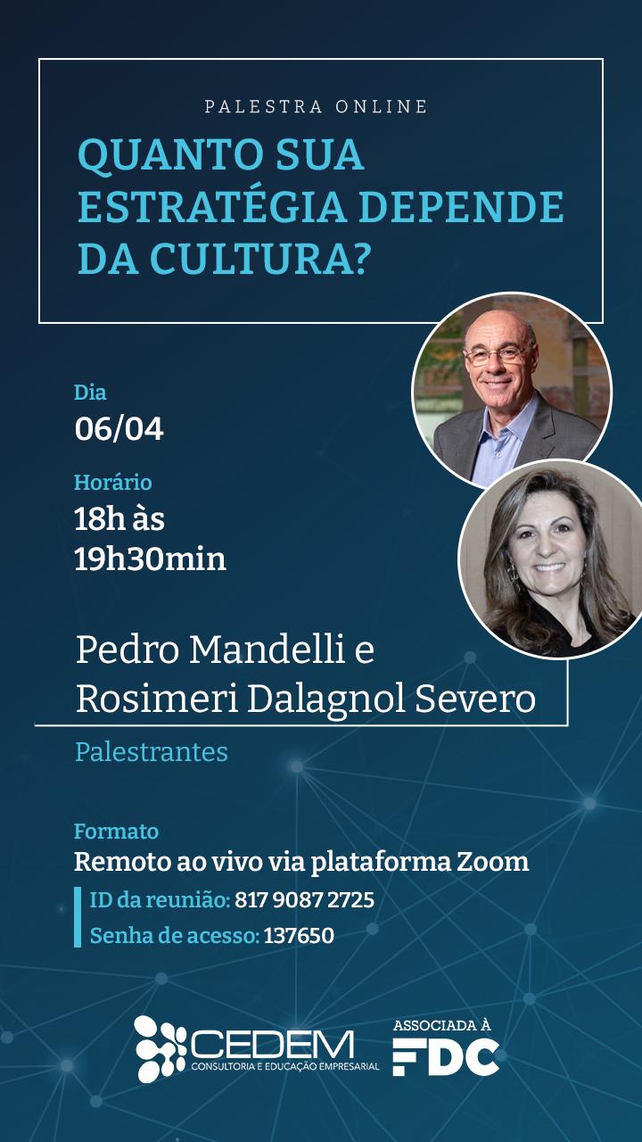 Quanto sua cultura depende da estratégia? - 