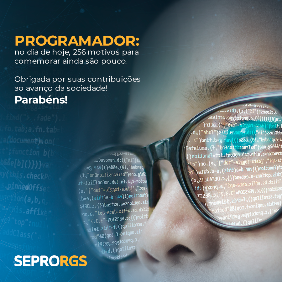 SEPRORGS parabeniza pelo Dia do Programador - 12/09/2020 - 