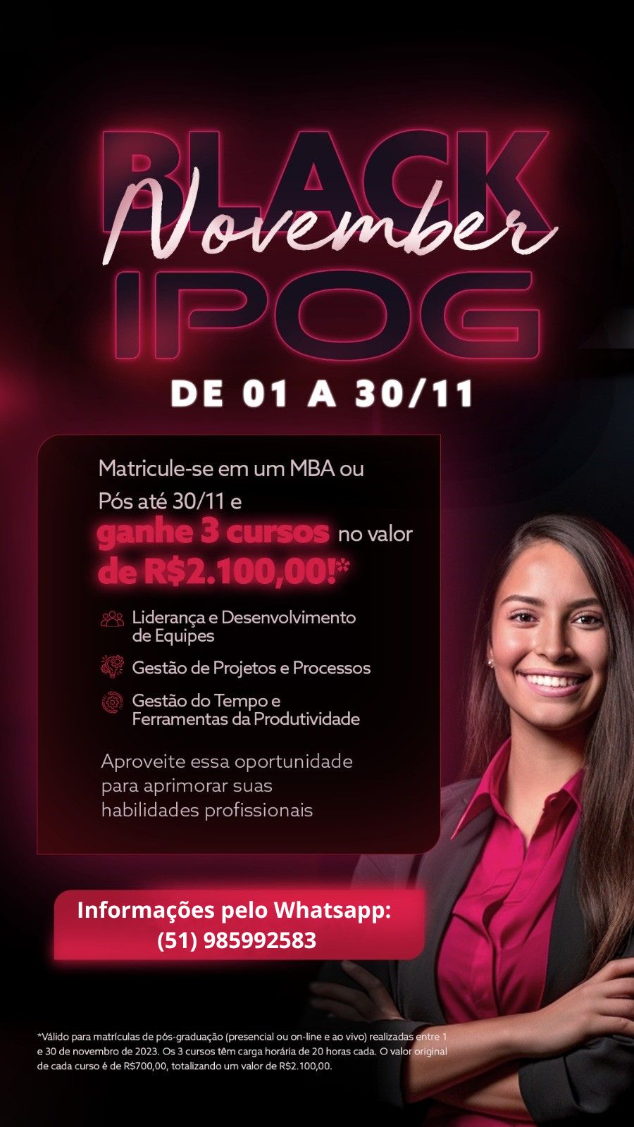 Desconto Empresa para o Intensivo Verão 2024.3 IPOG - 
