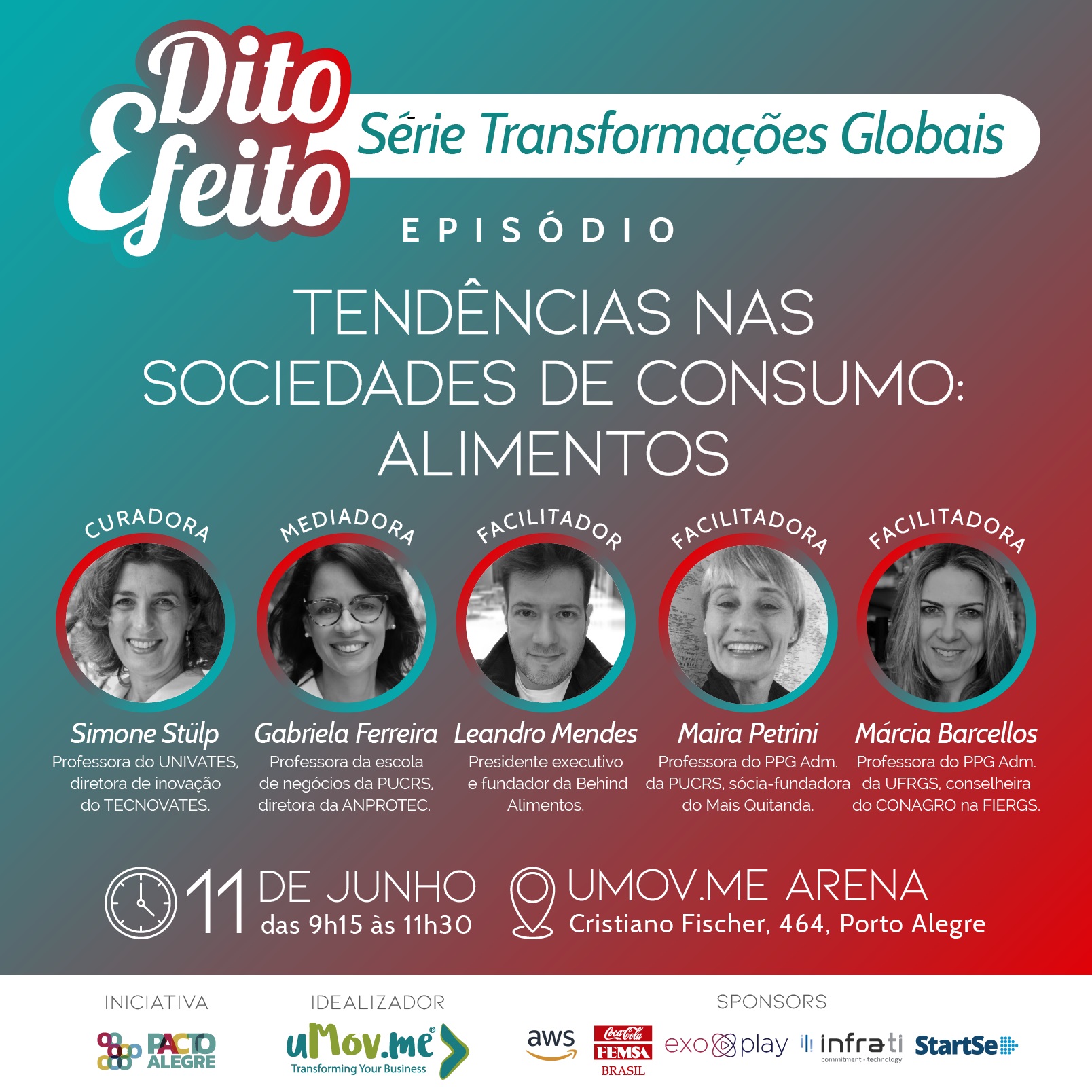 Dito Efeito do Pacto Alegre promove discussão das Tendências   nas Sociedades de Consumo com foco em Alimentos - 