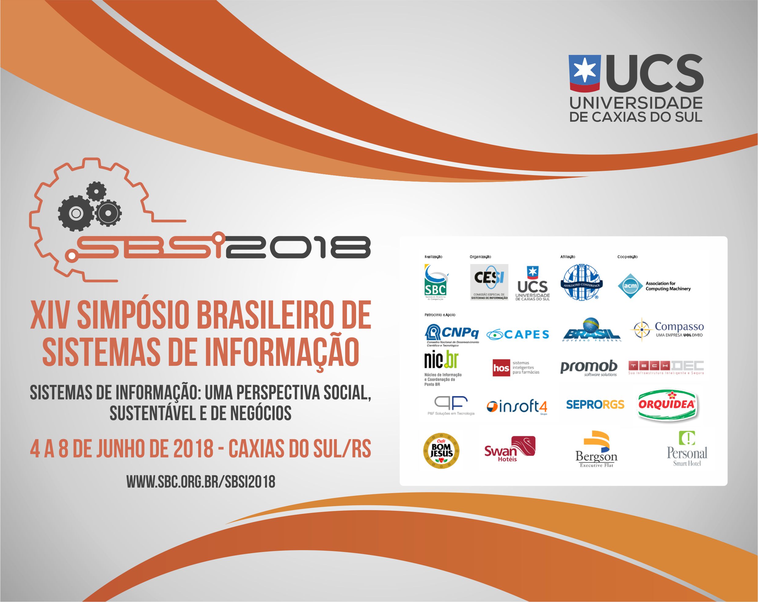 SEPRORGS patrocina Simpósio Brasileiro de Sistemas de Informação na UCS - 