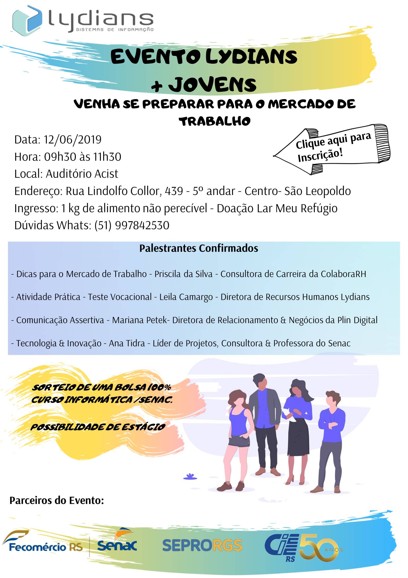 LYDIANS + JOVENS – PREPARE-SE PARA O MERCADO DE TRABALHO - 
