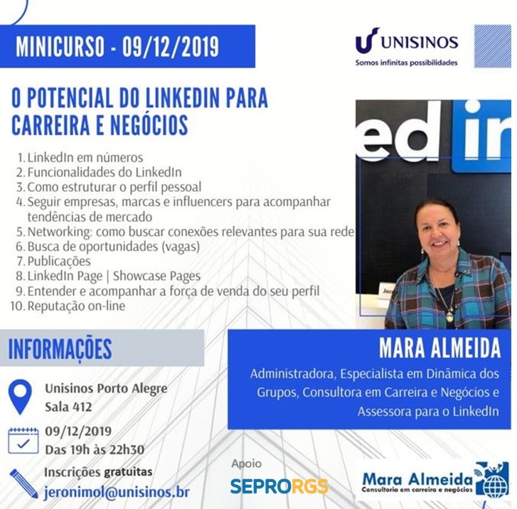 Participe do Minicurso do LinkedIn para Carreiras e Negócios - 