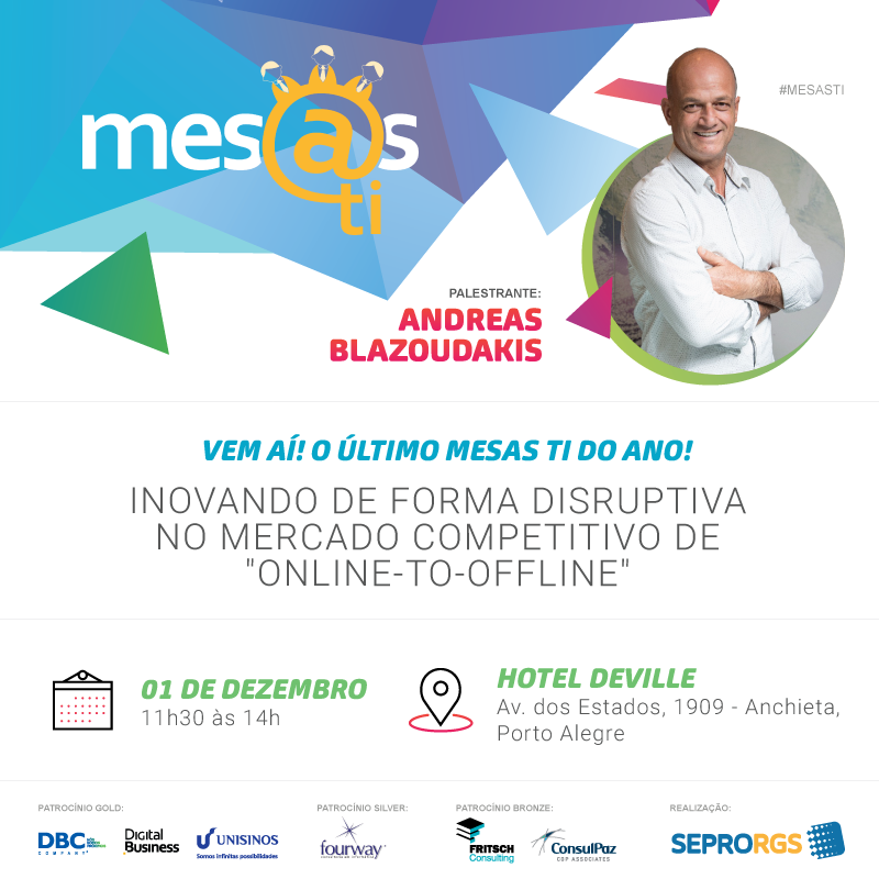 Mesas TI de dezembro recebe especialista em plataformas O2O - 