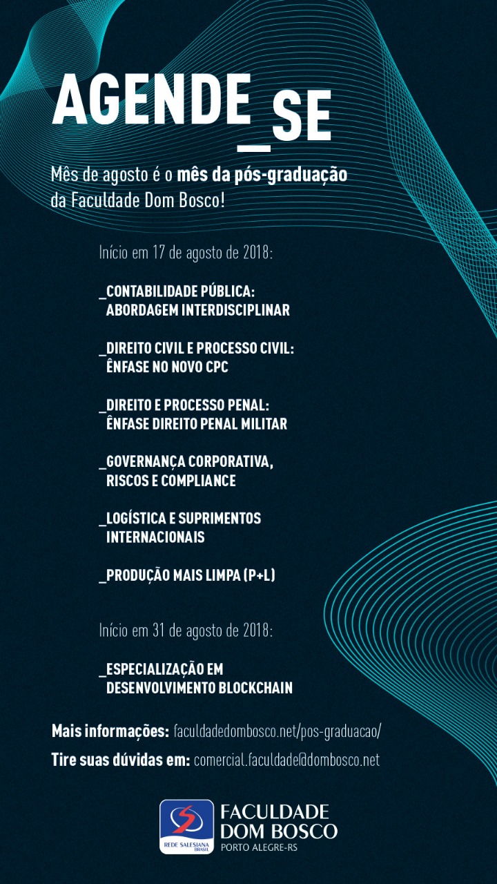 A Faculdade Dom Bosco de Porto Alegre alia tradição a inovação lançando pós-graduação inédita no País - 