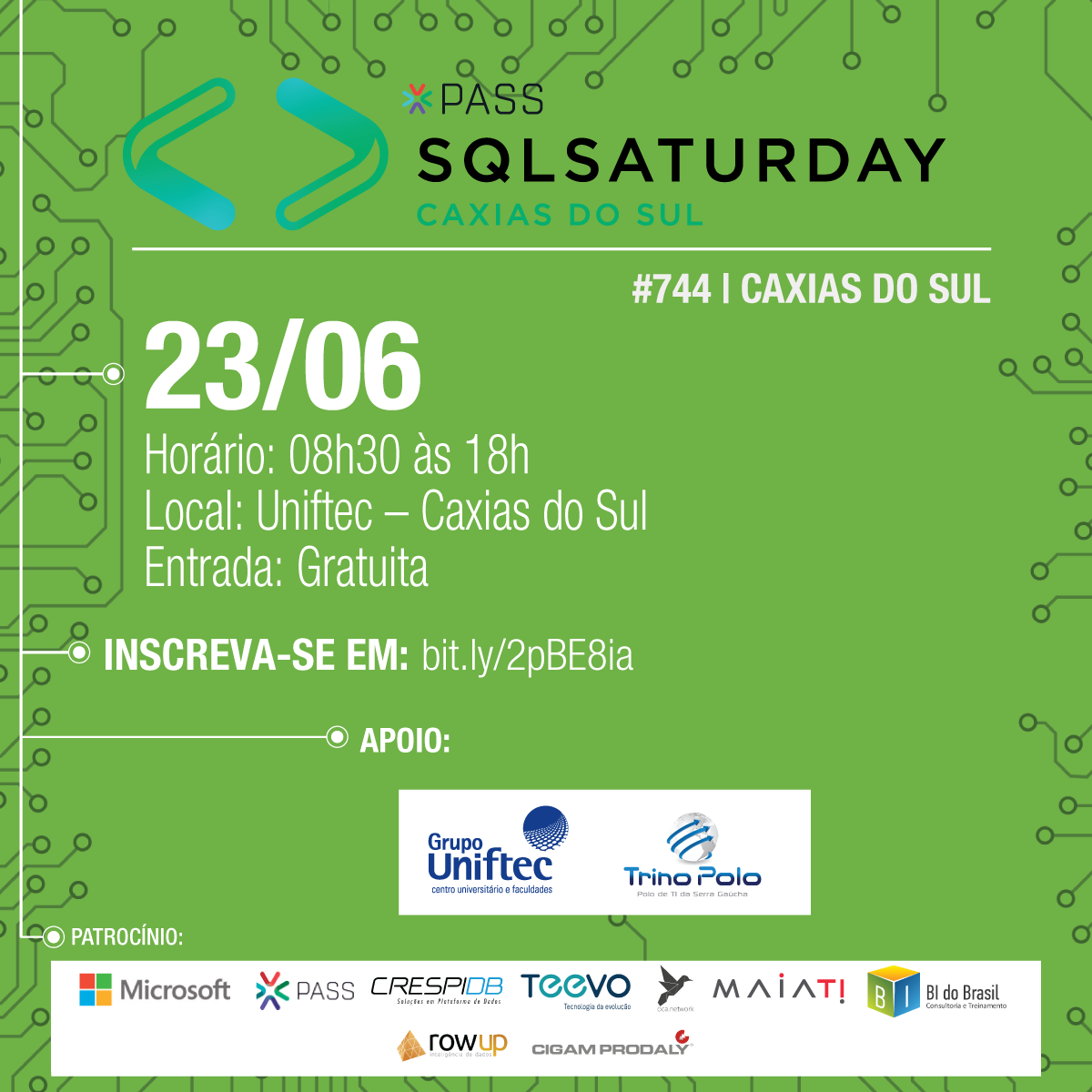 O SQL Saturday – Caxias do Sul está chegando! - 