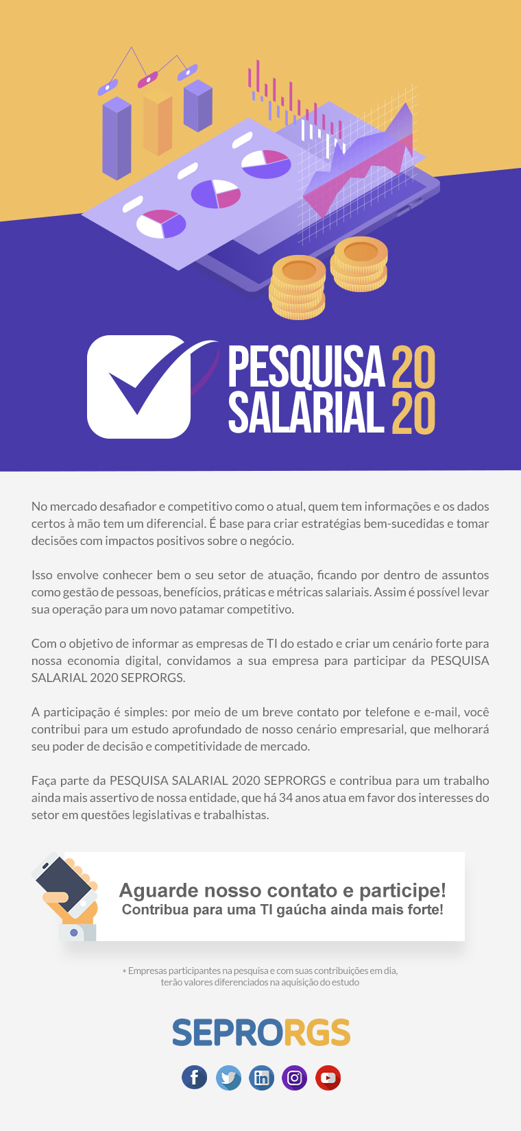 Pesquisa Salarial SEPRORGS - 