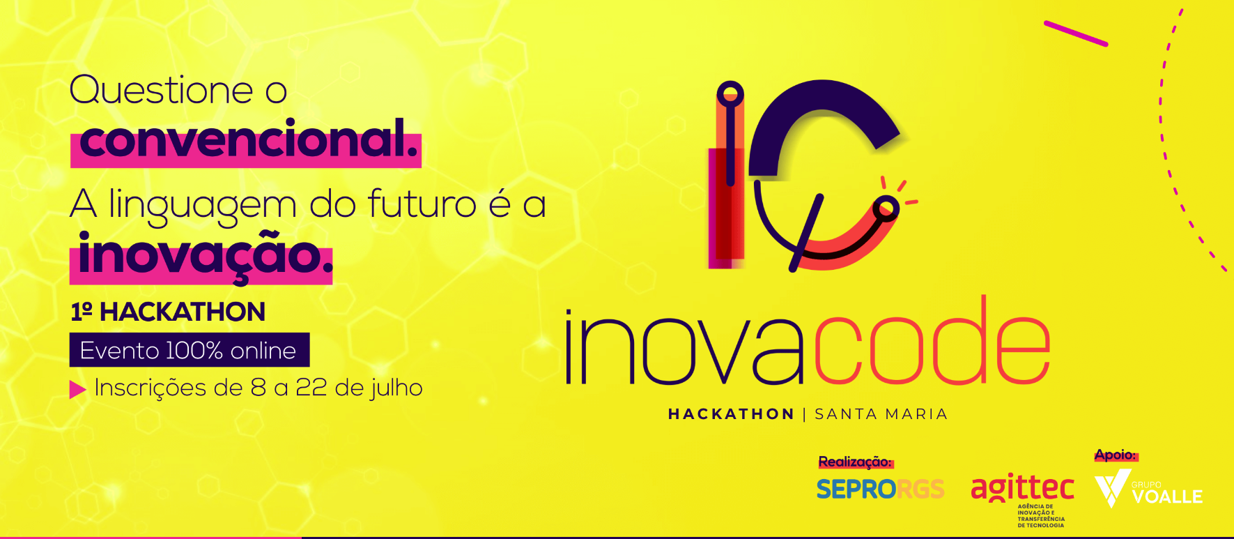 Hackathon InovaCode premiará inovações para um futuro pós-pandemia - 