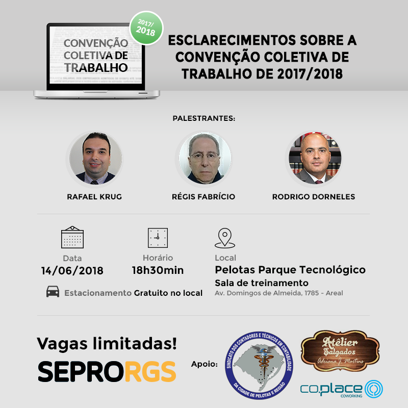 SEPRORGS tira dúvidas sobre Convenção Coletiva de Trabalho em Pelotas - 