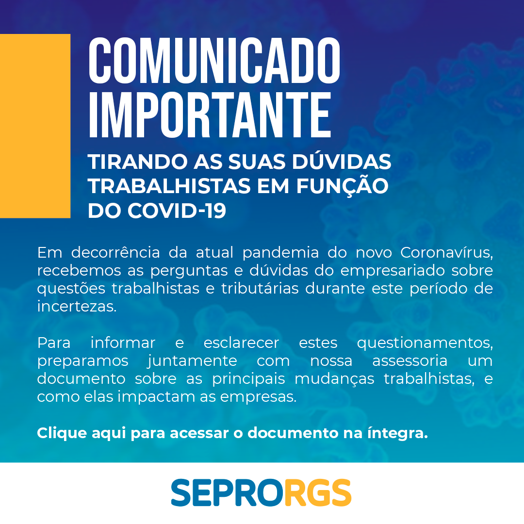 PERGUNTAS E RESPOSTAS SOBRE AS PRINCIPAIS DÚVIDAS DAS EMPRESAS FRENTE À COVID-19 E ÀS MEDIDAS PROVISÓRIAS Nº 927/2020 E Nº 936/2020 - 