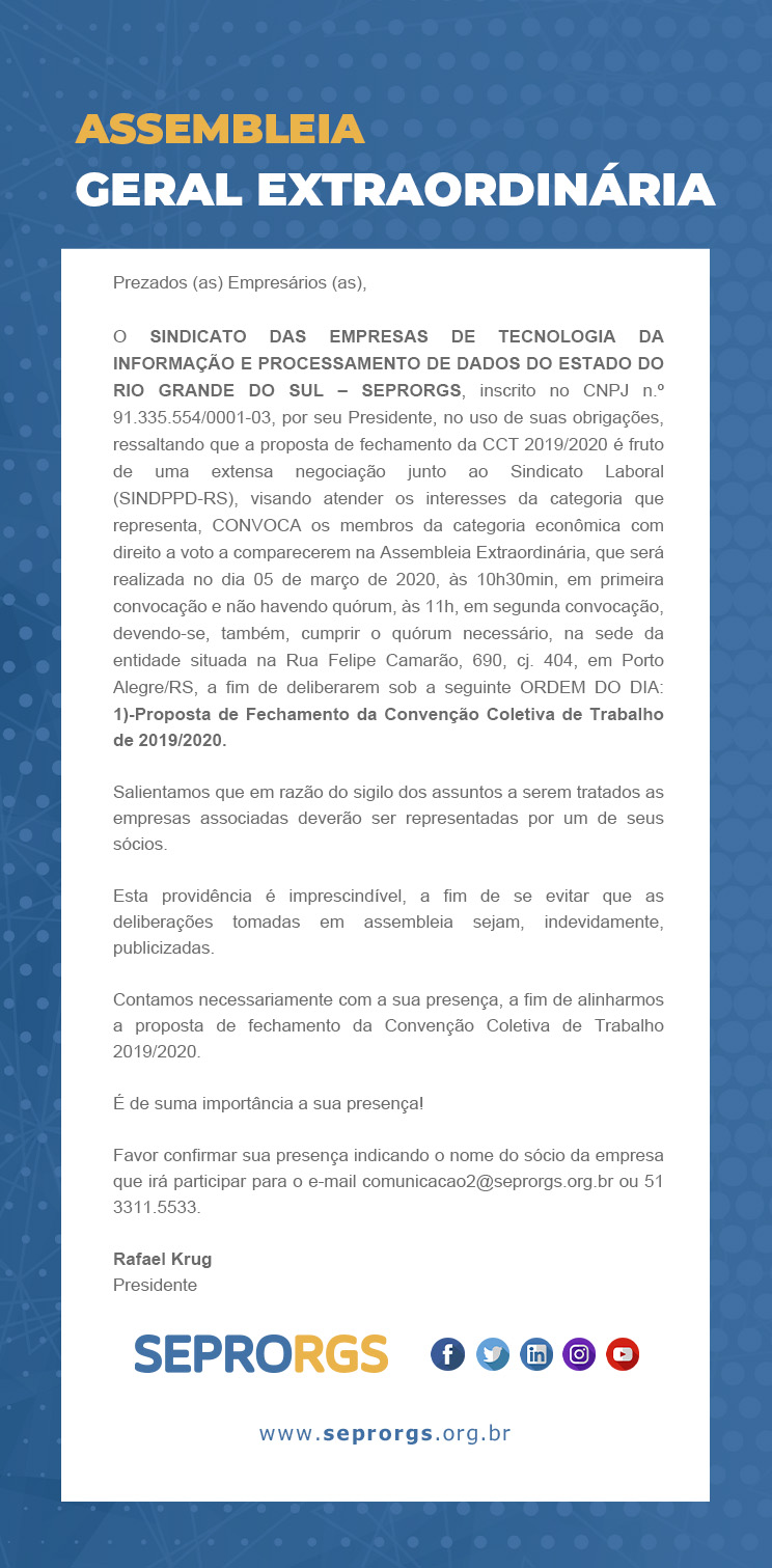 Comunicado Importante (20) - 