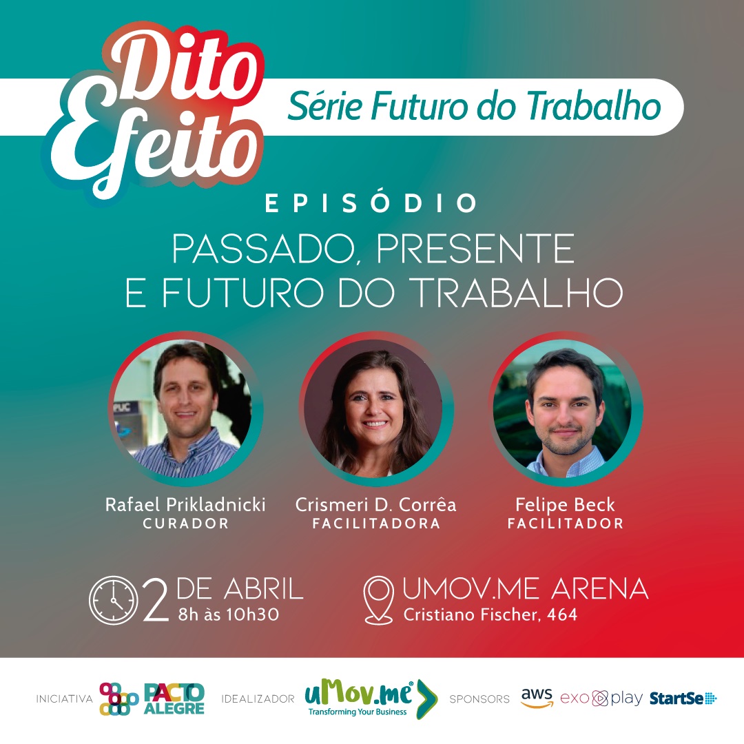 PARTICIPE DO DEBATE: SÉRIE FUTURO DO TRABALHO, NA ARENA UMOVE.ME - 