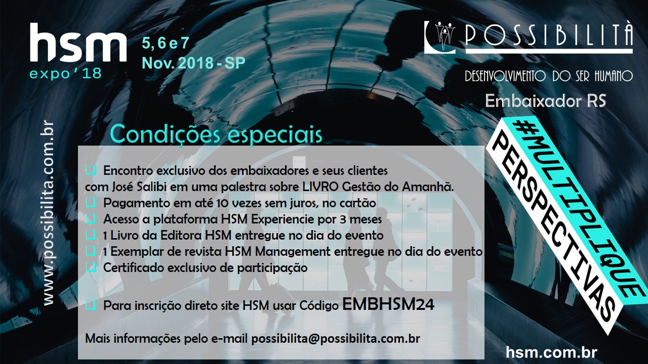 HSM EXPO 2018 - MULTIPLIQUE PERSPECTIVAS - 