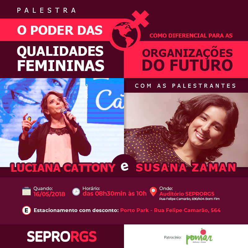 Qualidades femininas no Grupo de Gestão de Pessoas de Maio - 
