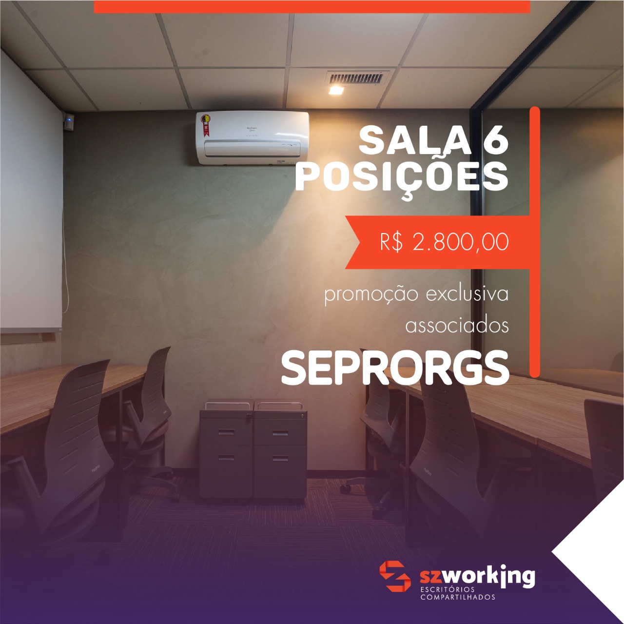 Promoção exclusiva da SZ Working - 
