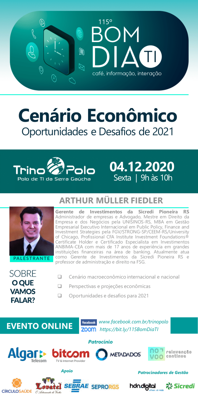 Participe do Bom Dia TI - evento Online - 